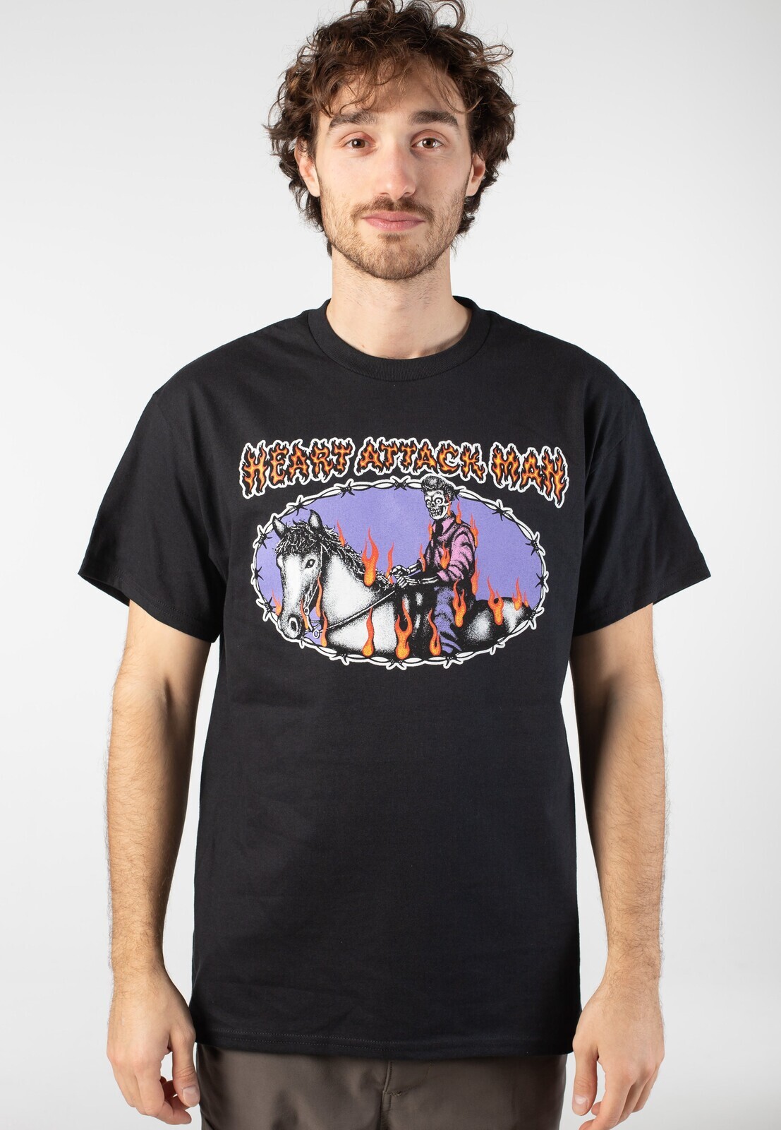 Heart Attack Man - Dead Rider - T-Shirt - black - L - 100% Cotton,Jersey