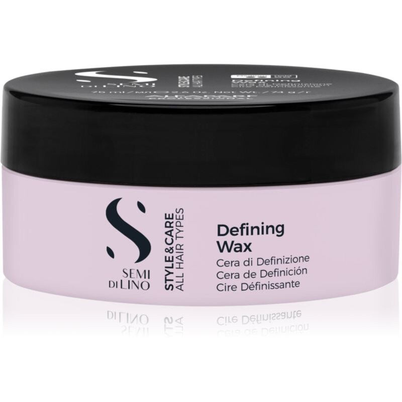 Alfaparf Milano Semi di Lino Style&Care Defining wax modelling wax for definition and shape 75 ml