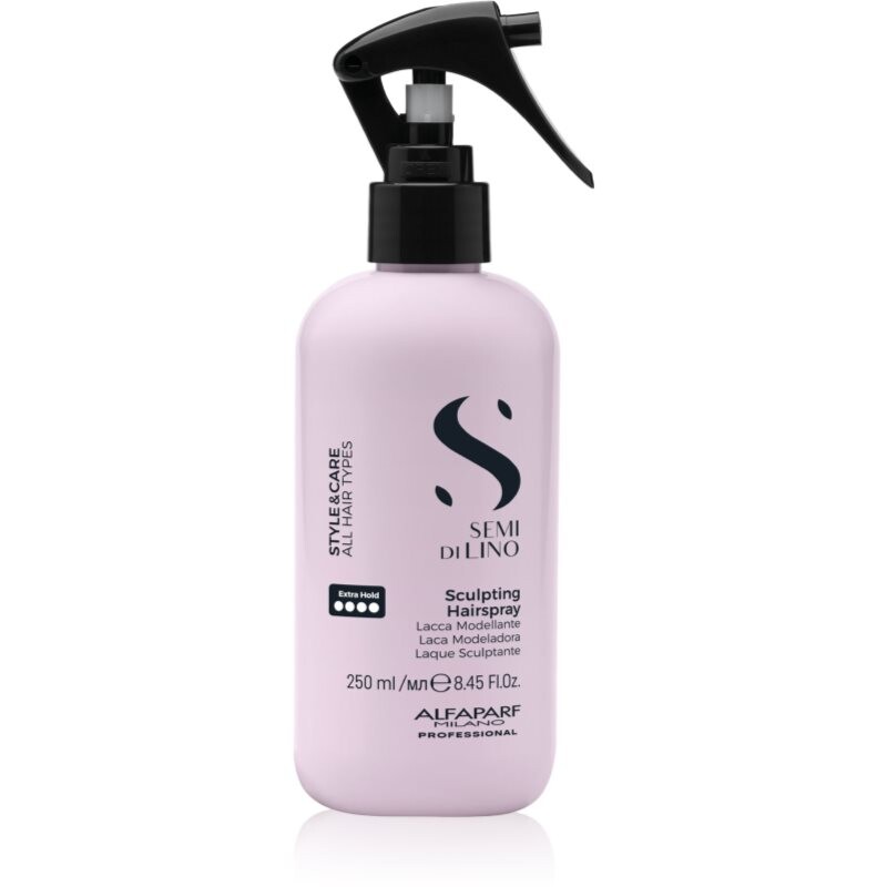 Alfaparf Milano Semi di Lino Style&Care Sculpting hairspay strong-hold hairspray 3x250 ml