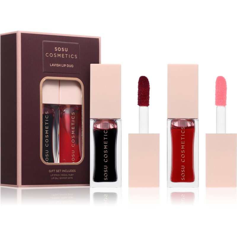 SOSU Cosmetics Lavish Lip Duo gift set for lips