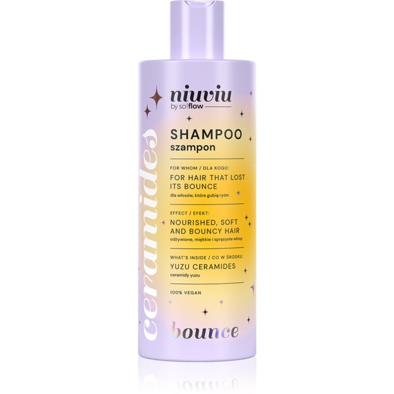 so!flow BOUNCE Hair Shampoo With Ceramides purifying shampoo for curly hair 300 ml