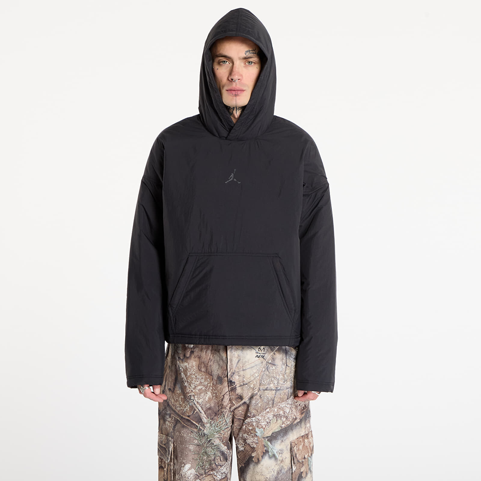 Sweatshirt Jordan Flight Men's Padded Mountainside Pullover Hoodie Black/ Dk Smoke Grey S