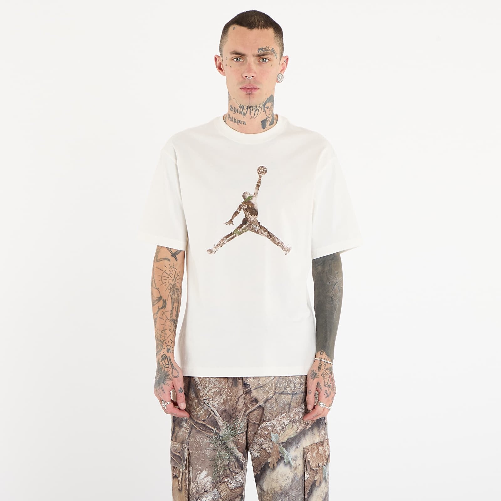 T-shirt Jordan Brooklyn Men's Realtree Jumpman T-Shirt Sail/ Black S