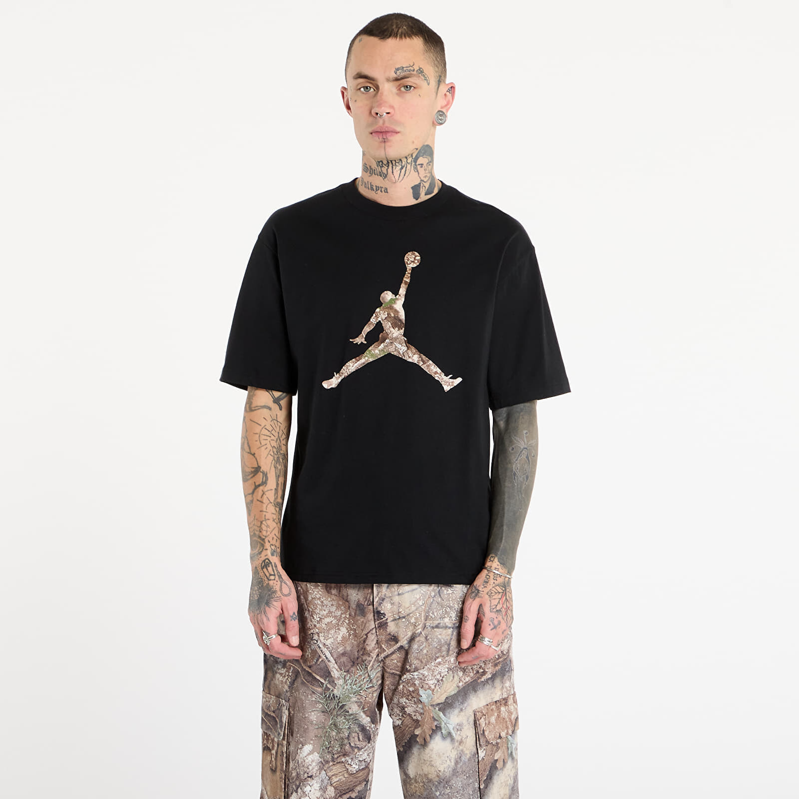 T-shirt Jordan Brooklyn Men's Realtree Jumpman T-Shirt Black/ Sail L