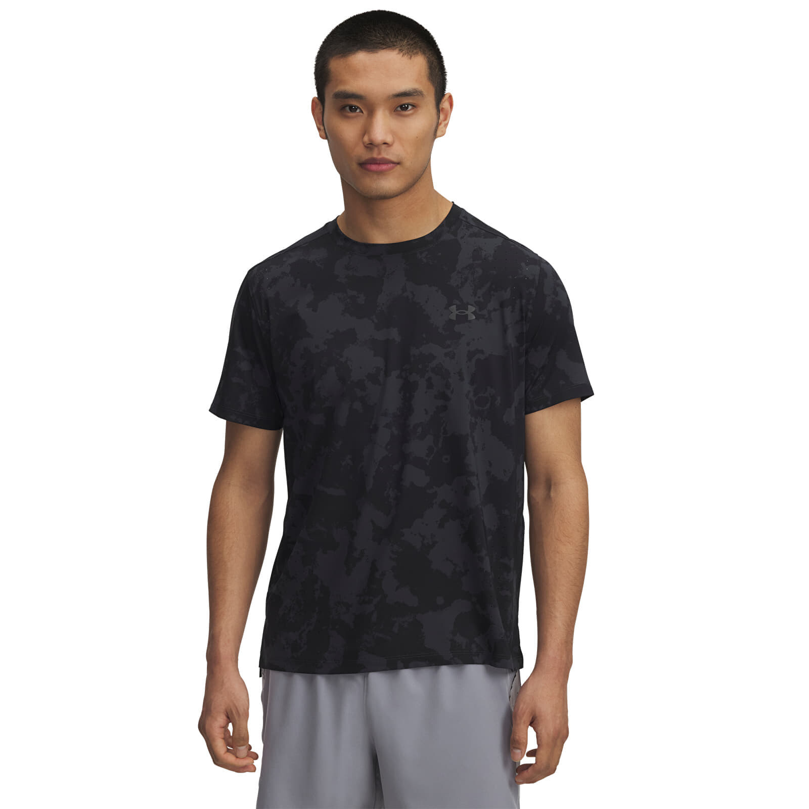 T-shirt Under Armour Launch Elite Prt SS T-Shirt Gray XXXL