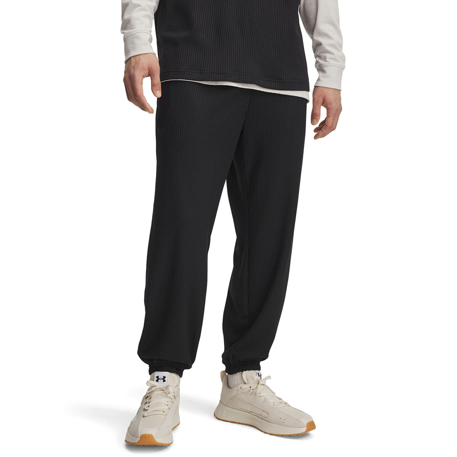 Pants Under Armour Rival Waffle Jogger Black M