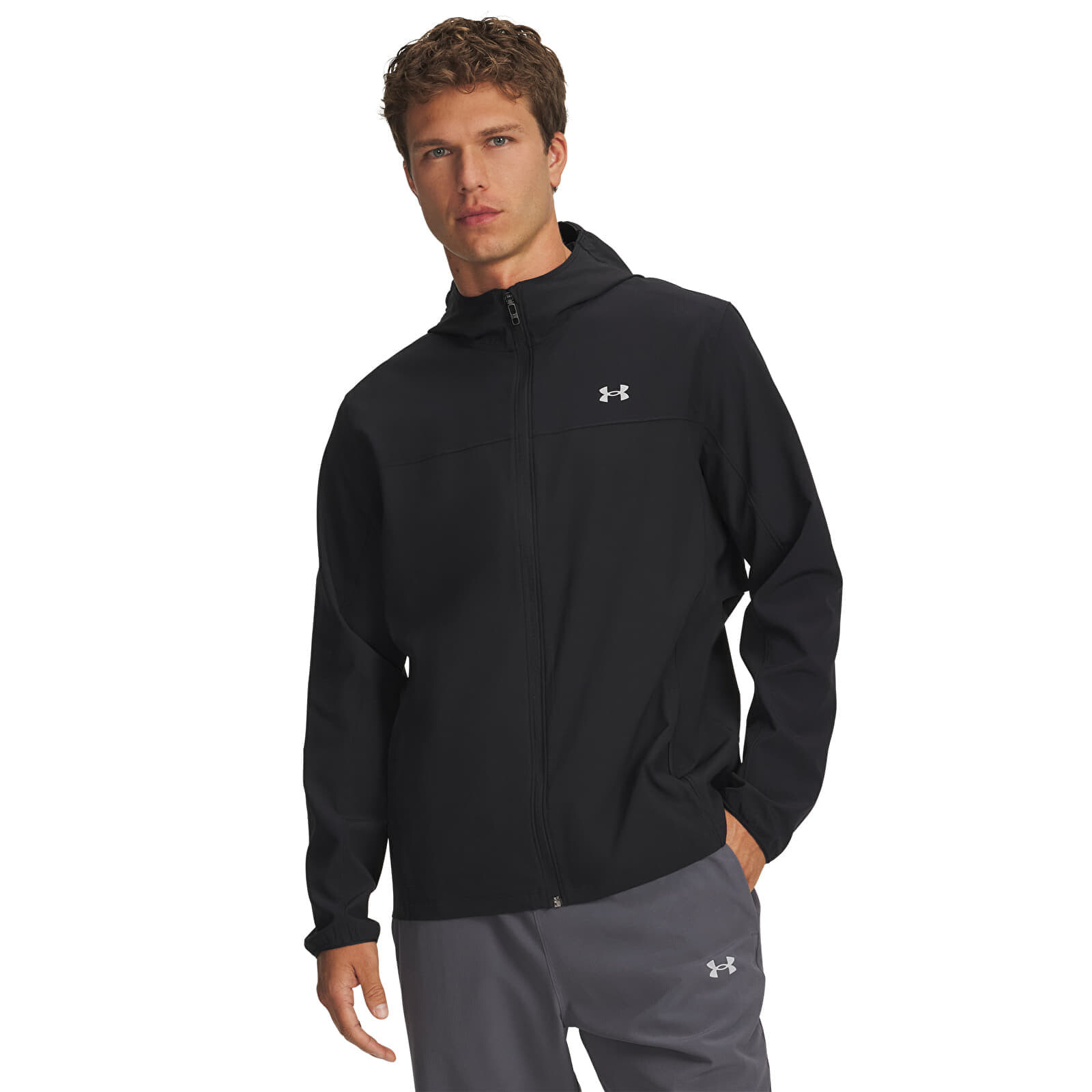 Sweatshirt Under Armour Velociti Pro Storm Jacket Black L