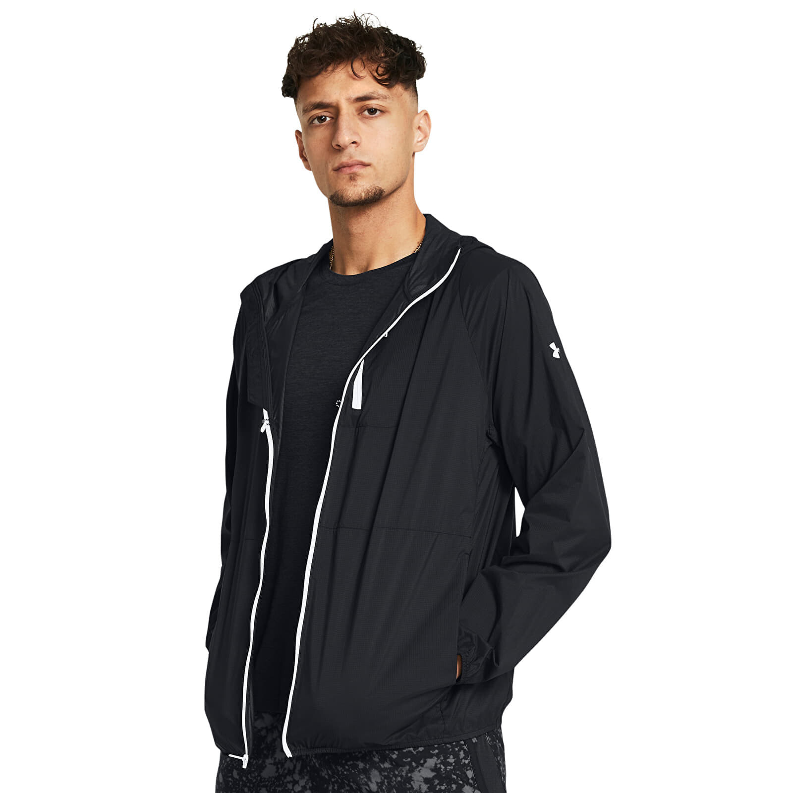 Jacket Under Armour Launch Lightweight Jacket Black XL