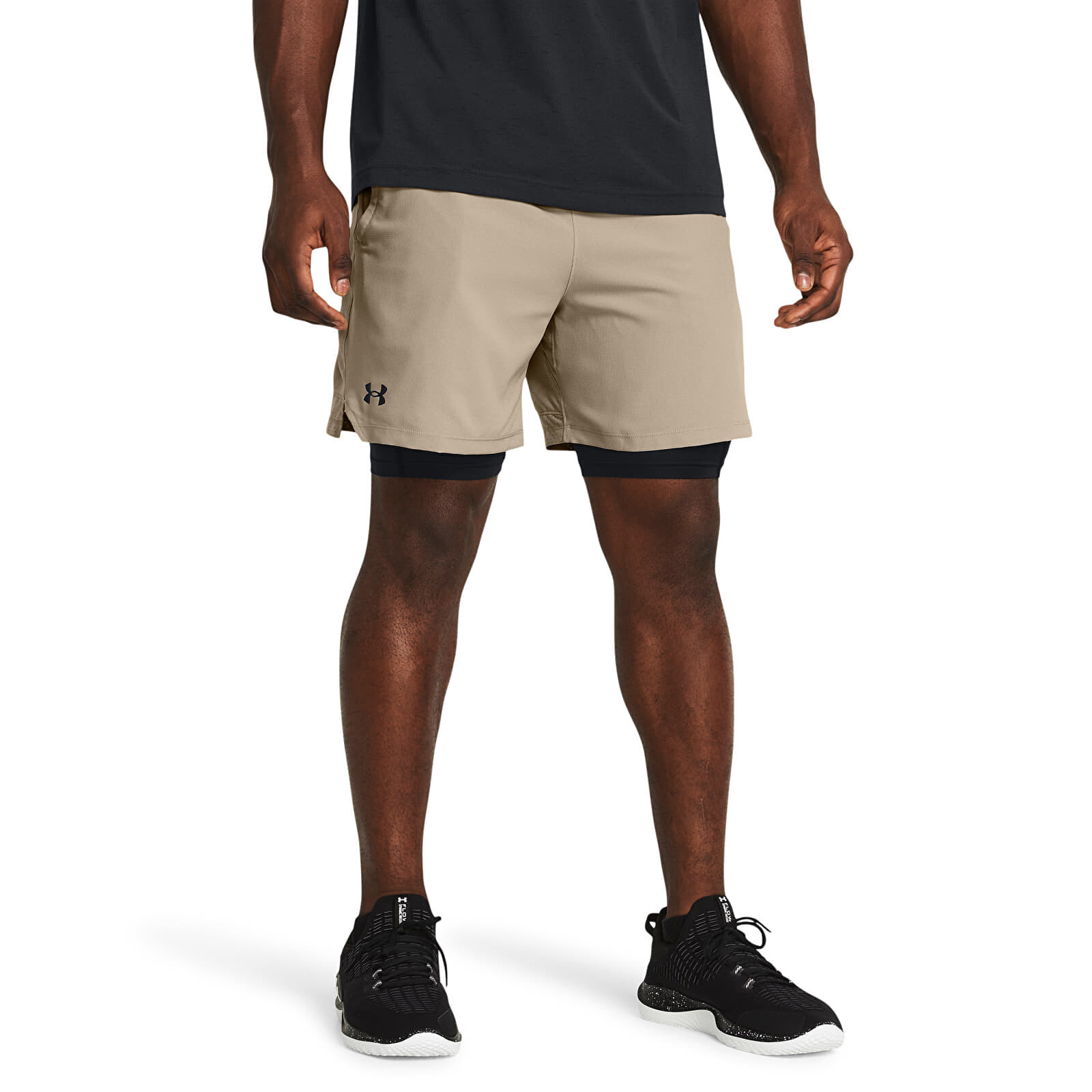 Shorts Under Armour Vanish Woven 2In1 Sts Brown XXXL