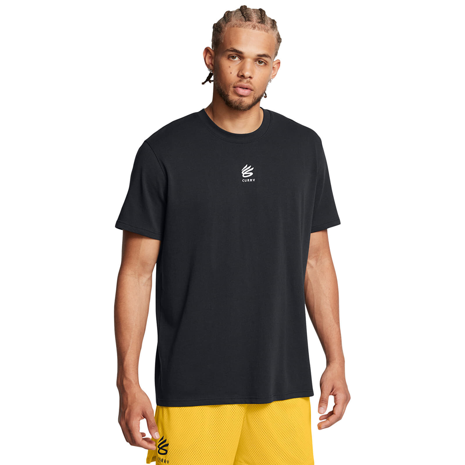 T-shirt Under Armour Curry Hvyweight Logo Tee Black S