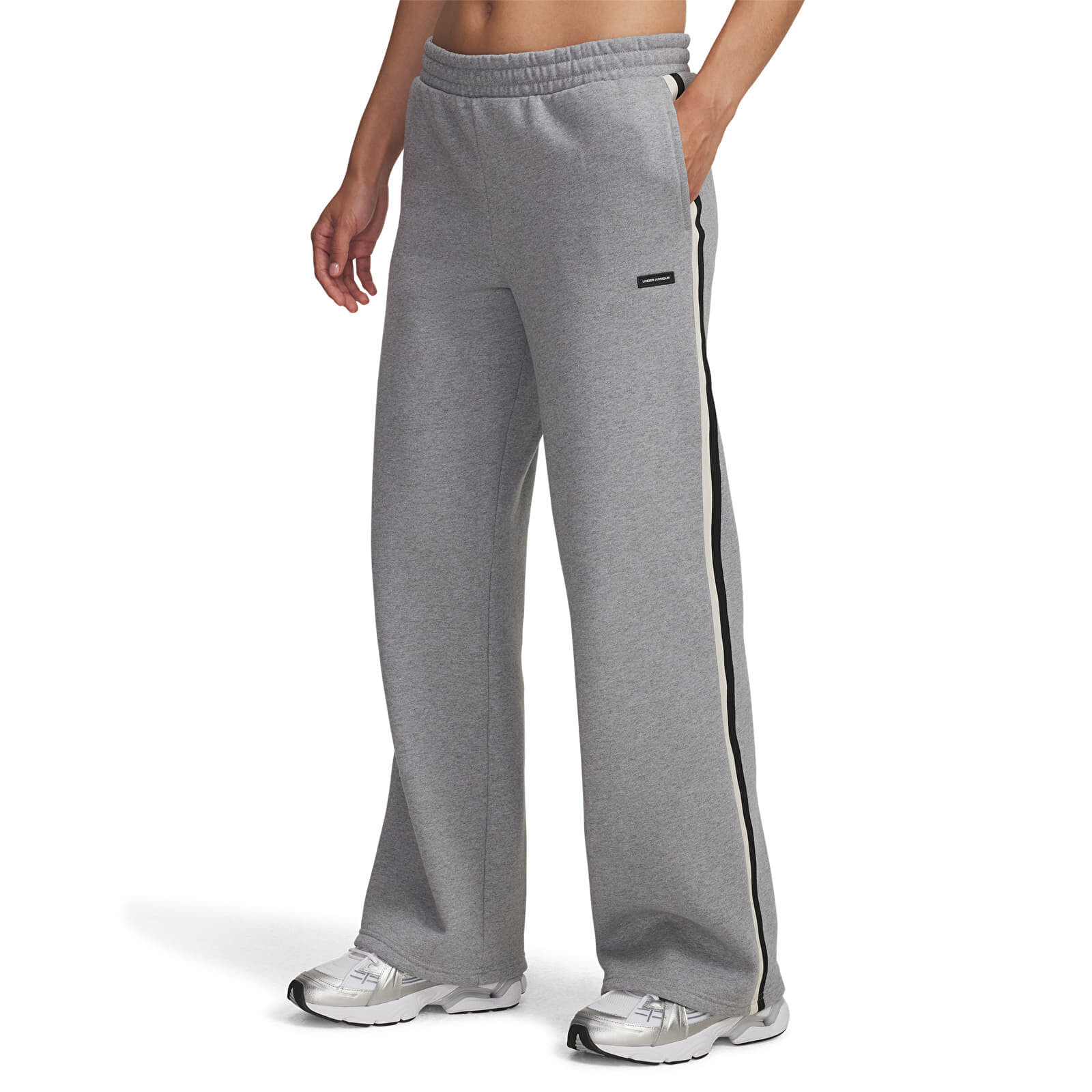 Pants Under Armour Icon Hwt Flc Puddle Pant Gray M