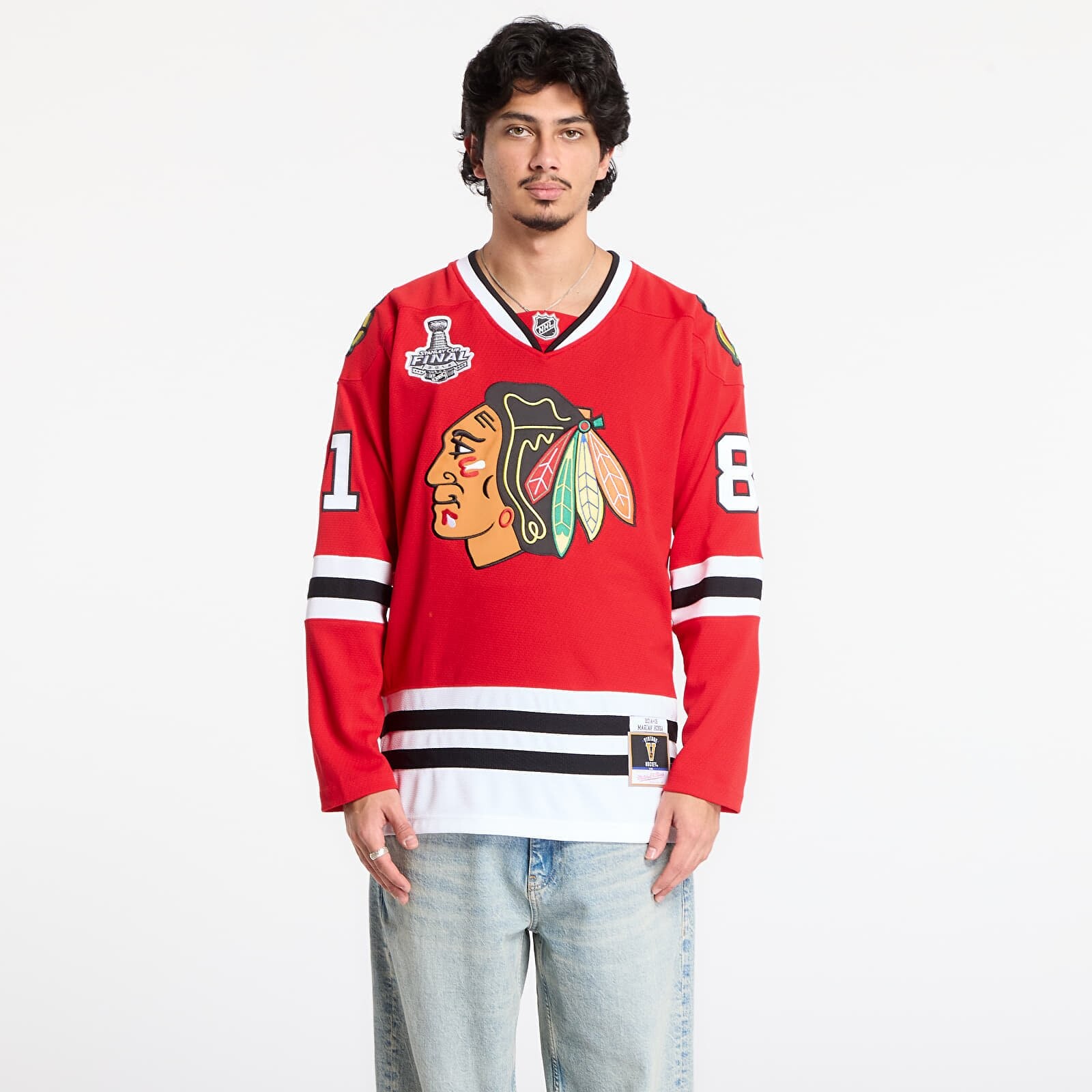 Jersey Mitchell & Ness NHL Dark Jersey Blackhawks 2014 Marian Hossa Chicago Blackhawks Scarlet L