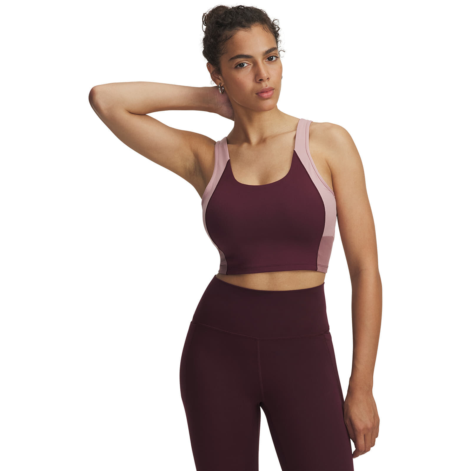Tank top Under Armour Meridian Colorblock Tank Brown M