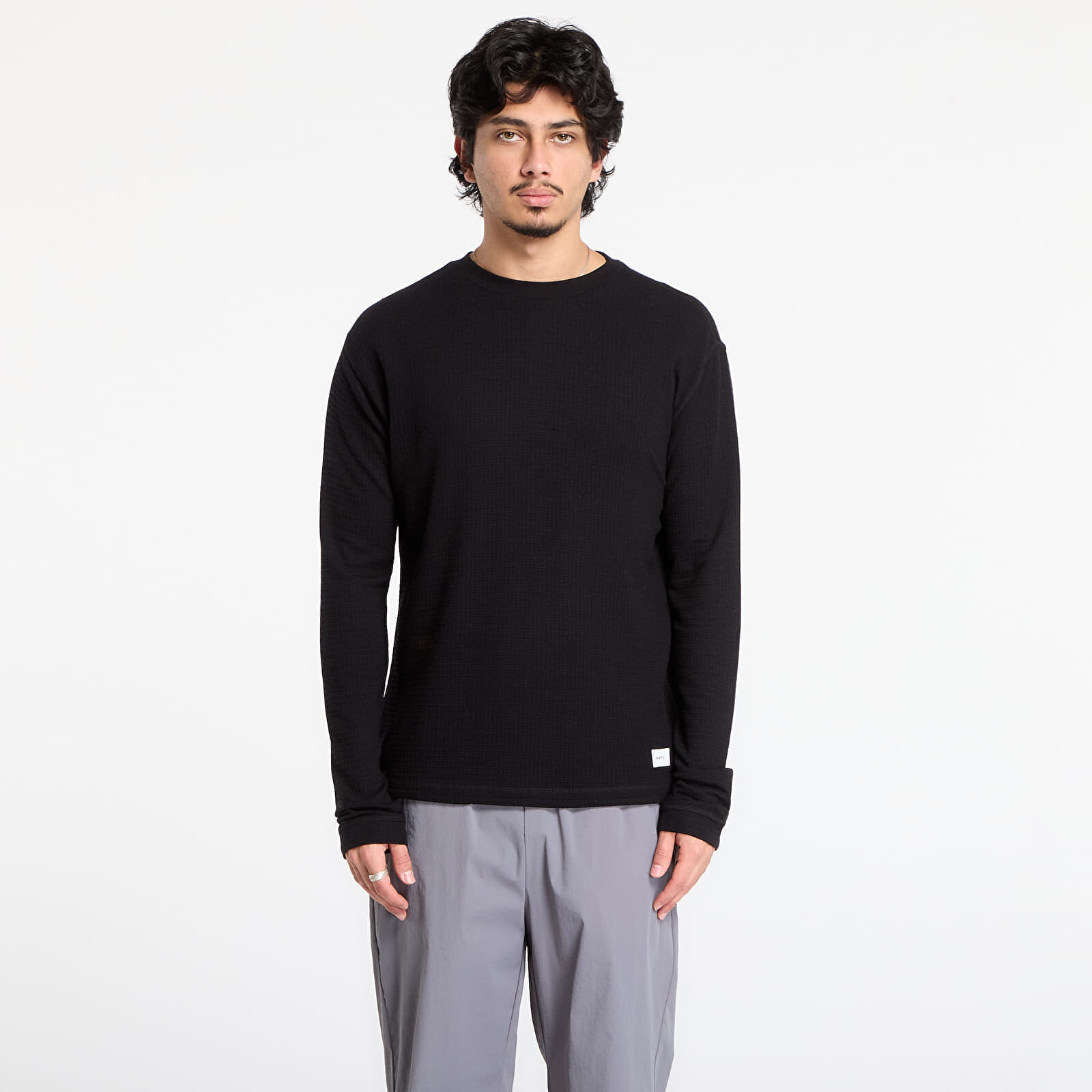 T-shirt Craft Layers Wool Waffle Rn M ? L