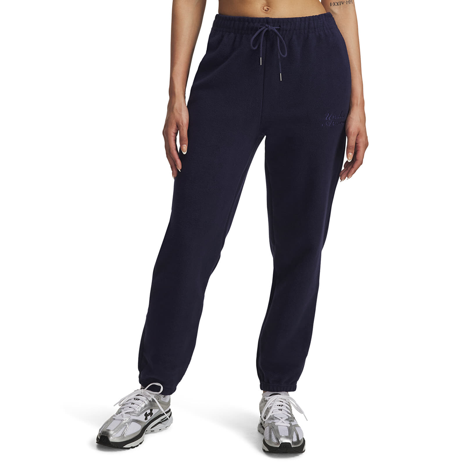 Pants Under Armour Icon Terry Varsity Jogger Blue XS