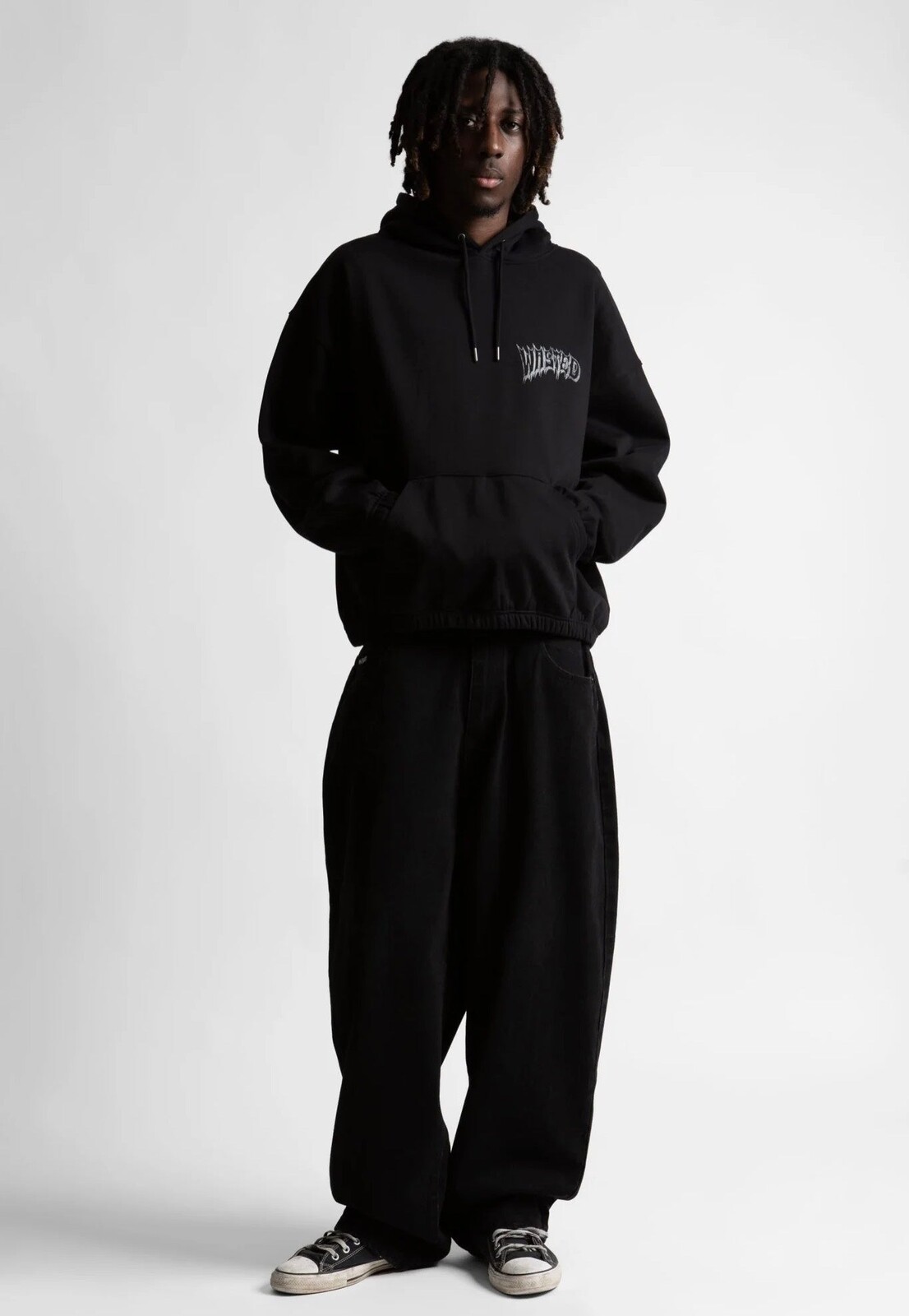 Wasted Paris - Harvest Boxy Black - Hoodie - black - L - 100% Cotton