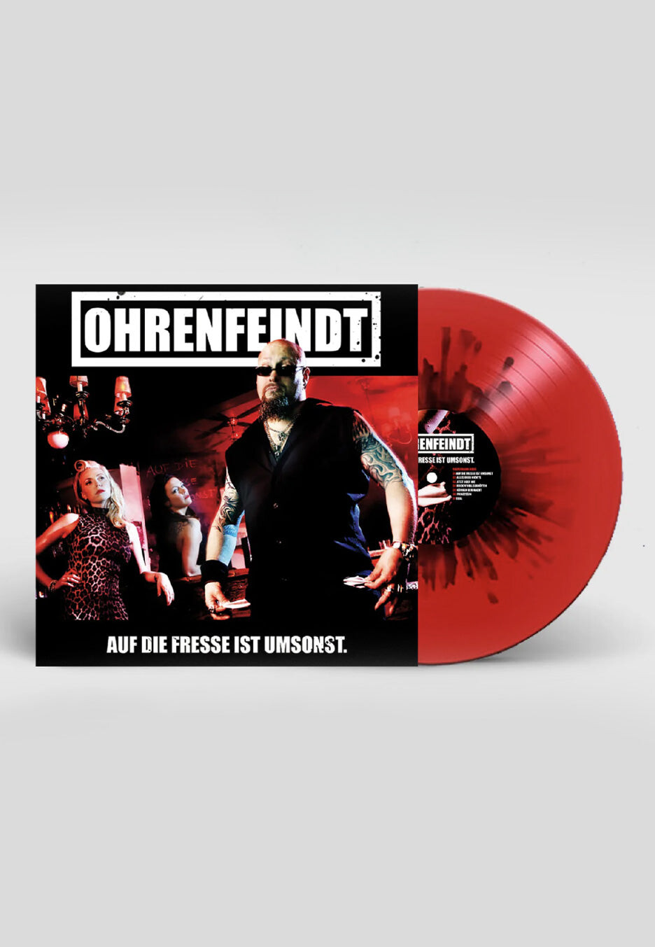 Ohrenfeindt - Auf Die Fresse Ist Umsonst Ltd. Red/Black - Splattered Vinyl