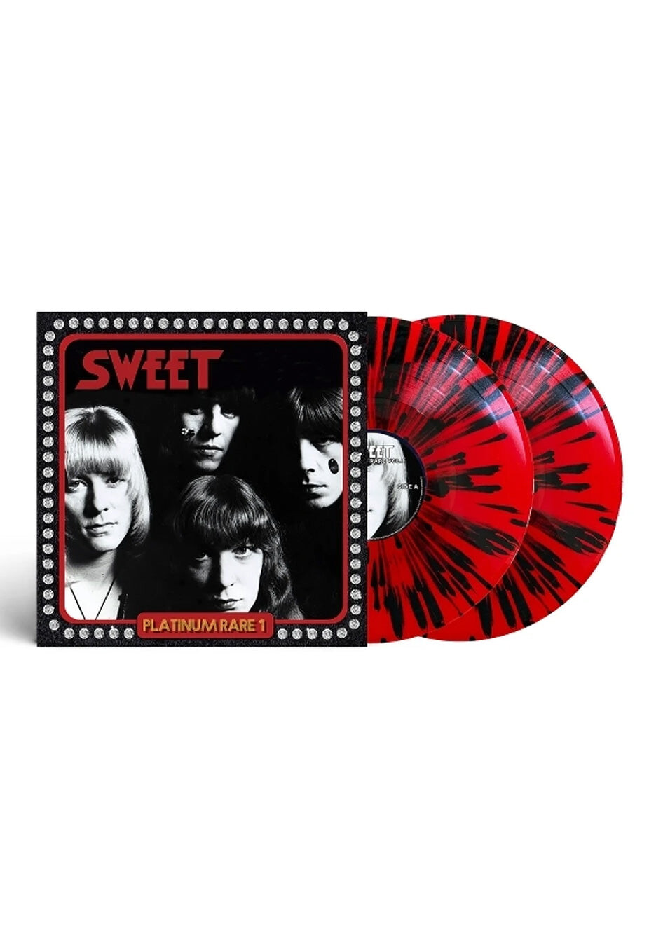 Sweet - Platinum Rare 1 Ltd. Red/Black - Splattered 2 Vinyl