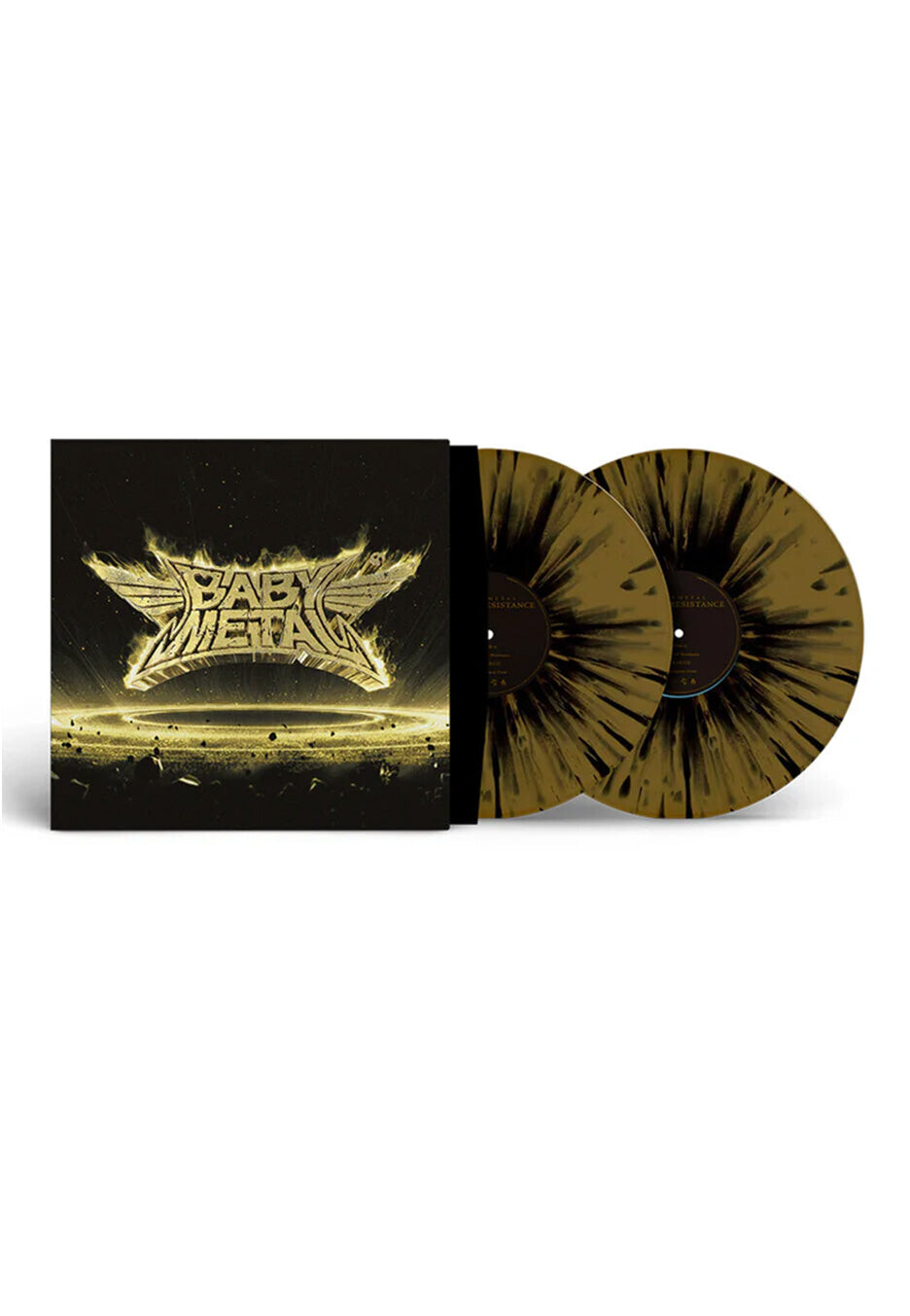 Babymetal - Metal Resistance Ltd. Gold/Black - Splattered 2 Vinyl