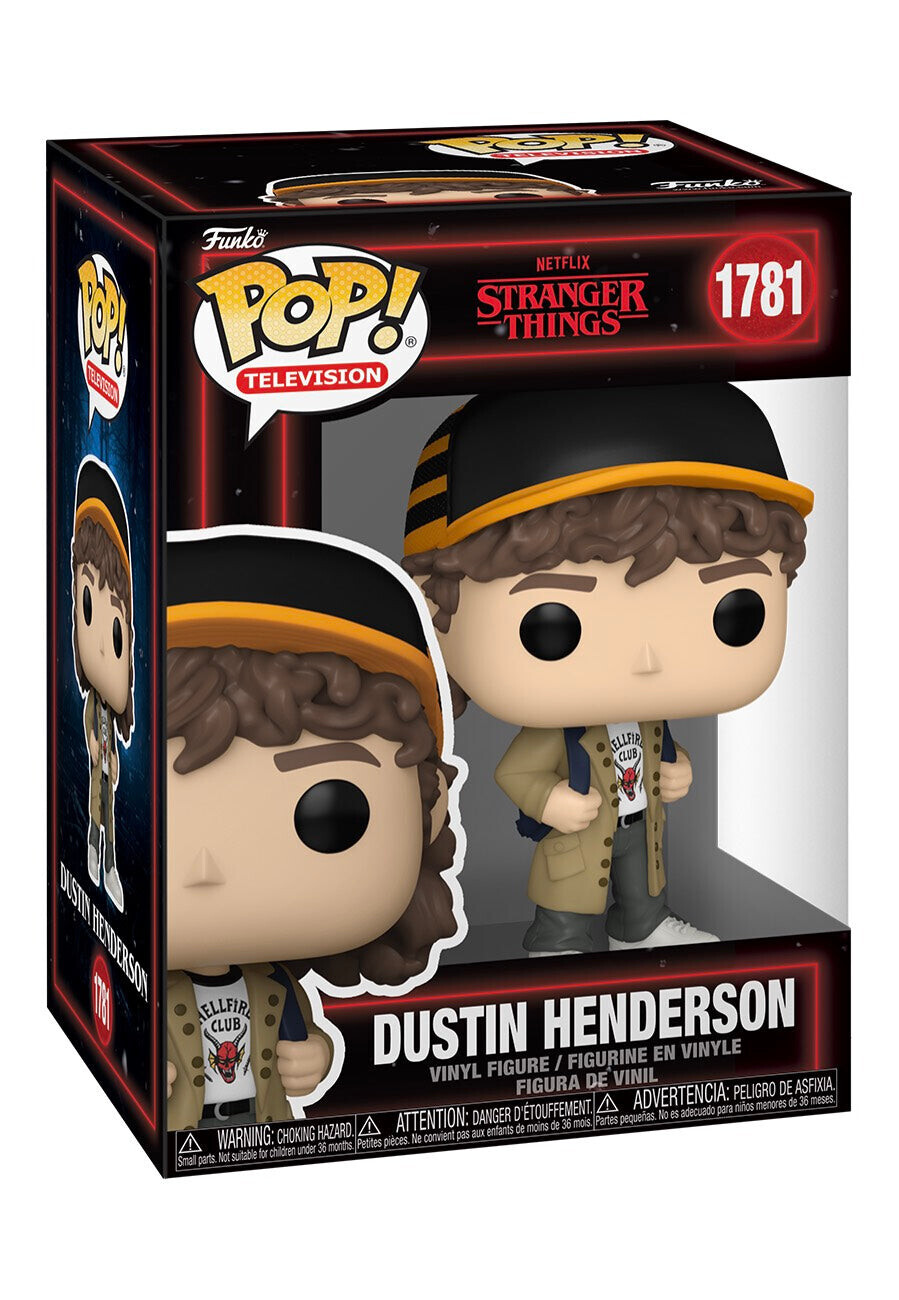 Stranger Things - V5ST Dustin Henderson - Funko Pop - multicolored - Onesize - 100% PVC