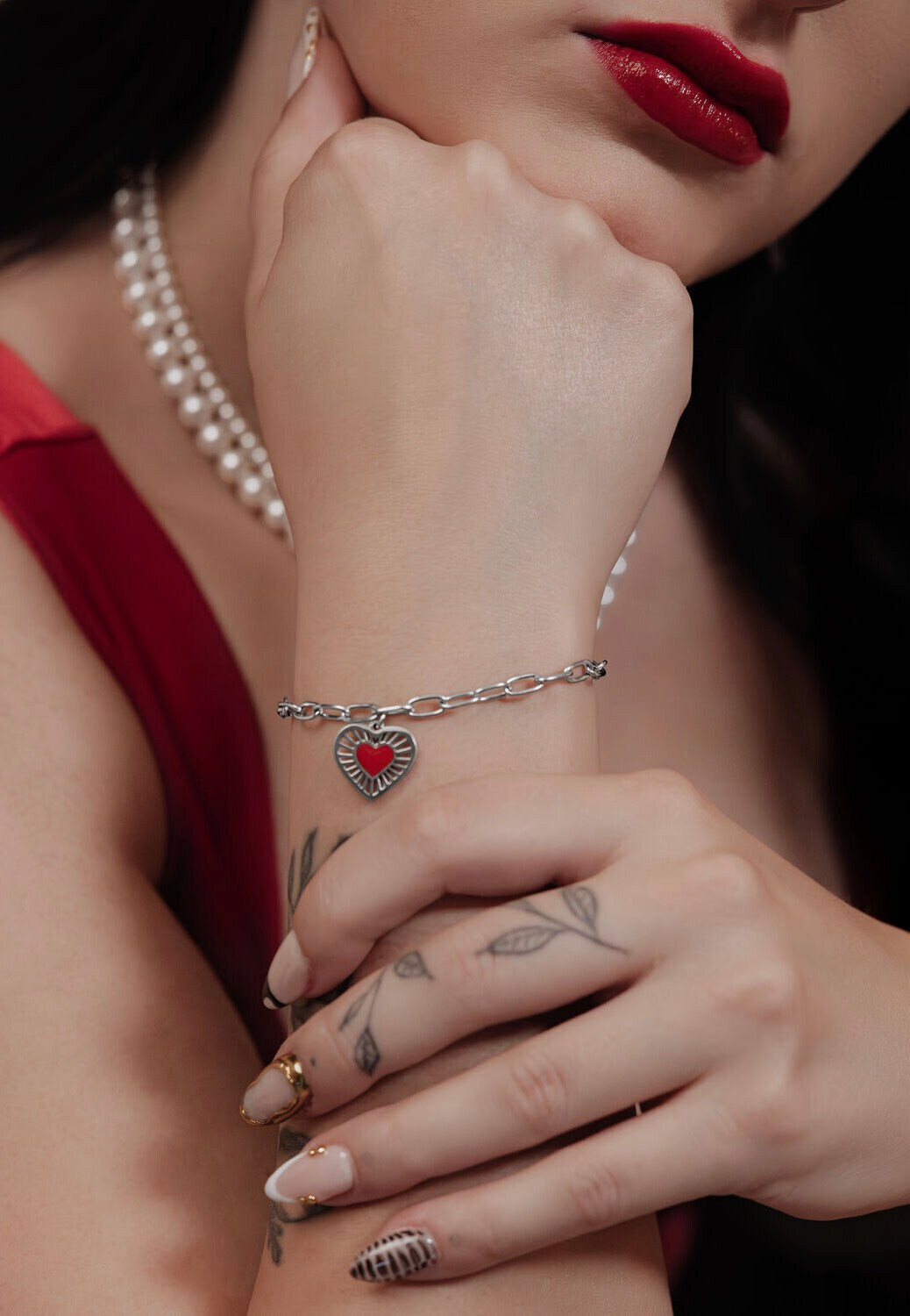 Wildcat - Sacred Heart Silver - Bracelet - gid://shopify/Metaobject/123897774317 - Onesize - Steel 316L