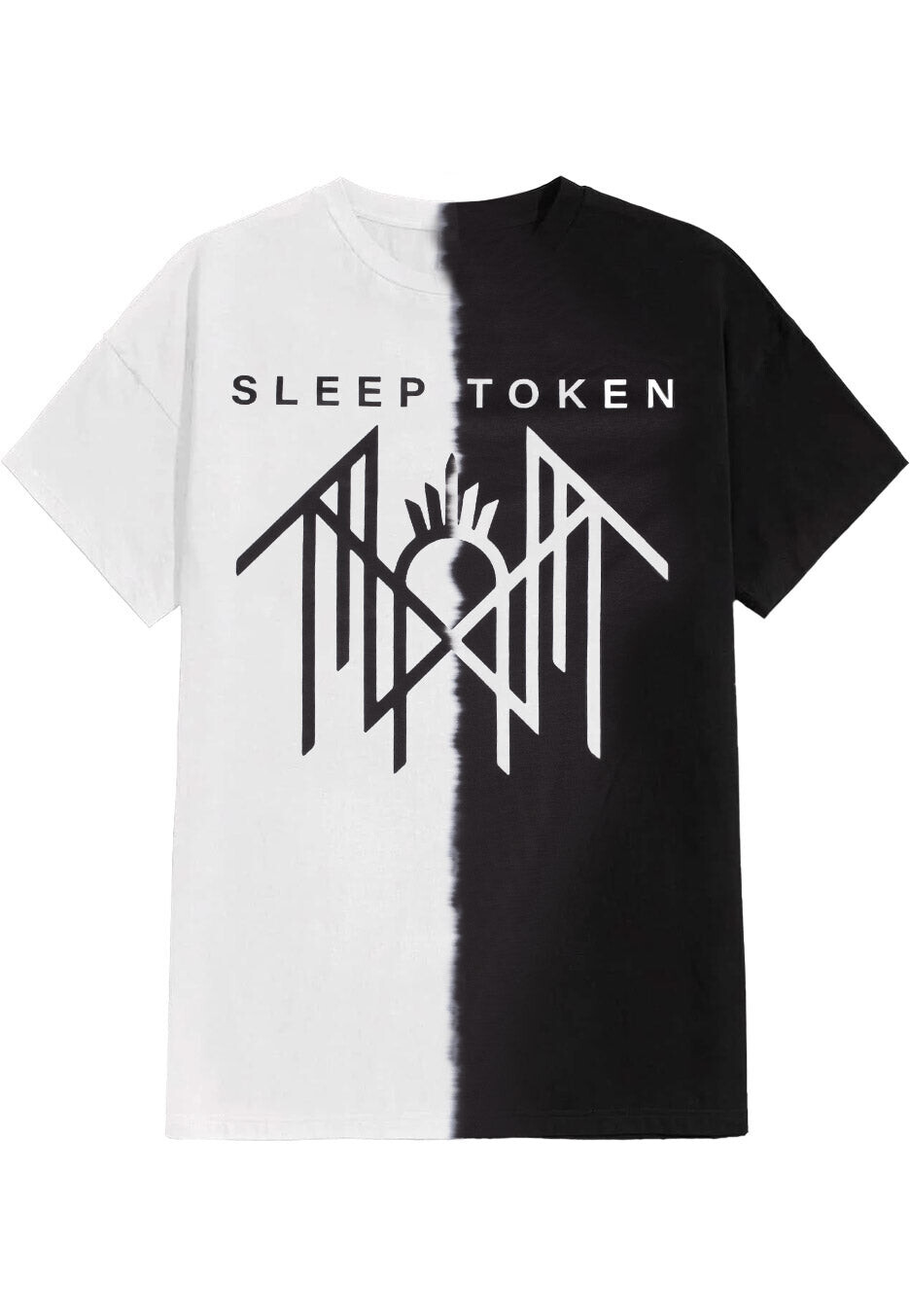 Sleep Token - Symbol White/Black - T-Shirt - black - M - 100% Polyester,Jersey
