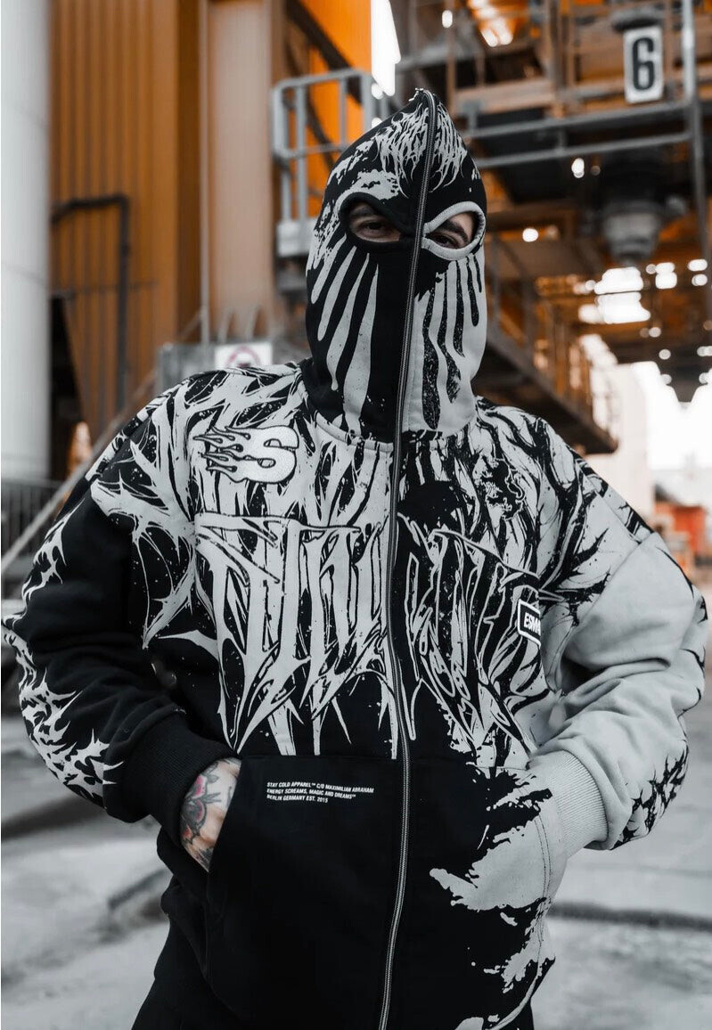 Stay Cold Apparel - Lord Of Chaos Oversized Extrem - Zipper - black - L - 100% Cotton