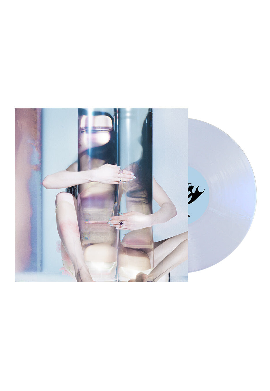 Poppy - Empty Hands Ltd. Iridescent White w/ Blue - Marbled Vinyl