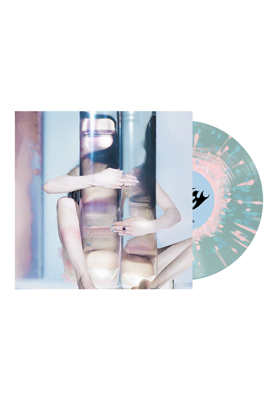 Poppy - Empty Hands Ltd. Pink in Ice Blue w/ Pink + Blue Indie Exclusive - Splattered Vinyl