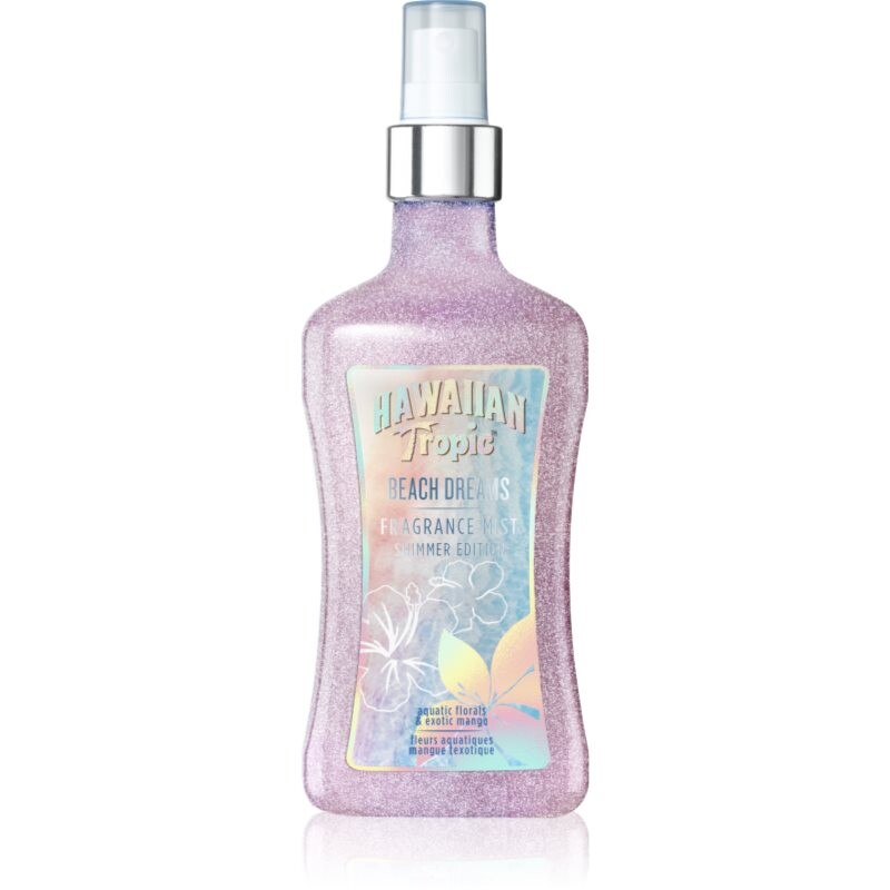 Hawaiian Tropic Perfumes Beach Dreams Shimmer body spray with glitter for women 250 ml
