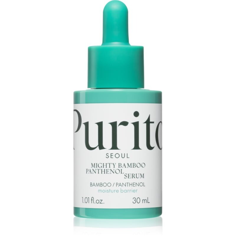 Purito Mighty Bamboo Panthenol Serum intense regenerating serum to restore the skin barrier 30 ml
