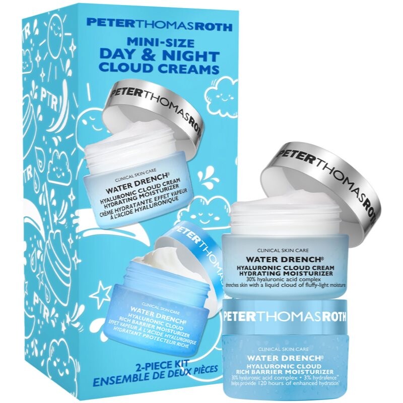 Peter Thomas Roth Water Drench Mini Day & Night Cloud Creams gift set for intensive hydration
