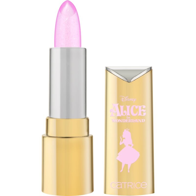 Catrice Disney Alice in Wonderland lip balm with glitter shade C01 Wonderland Awaits 3.4 g