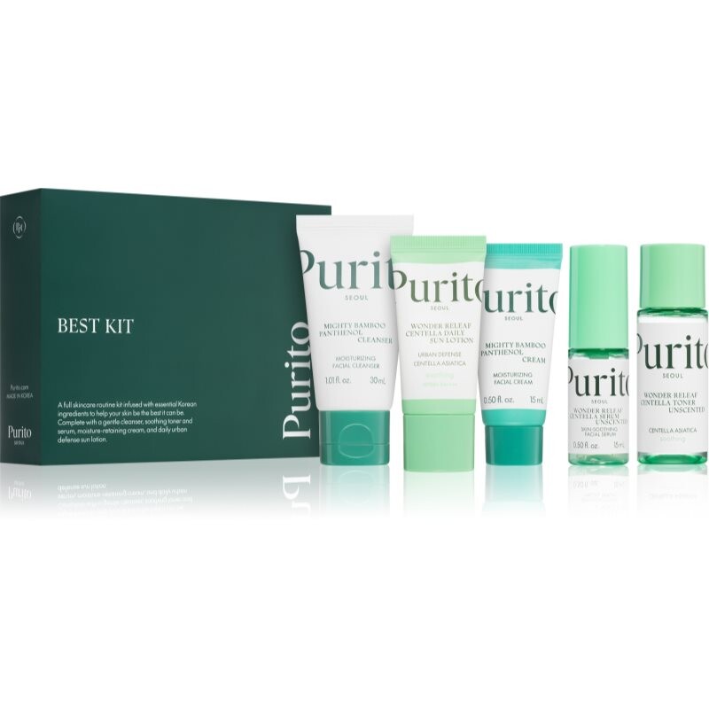 Purito Seoul Best Kit travel set for skin renewal