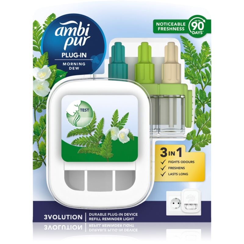AmbiPur 3volution Morning Dew electric air freshener with refill 20 ml