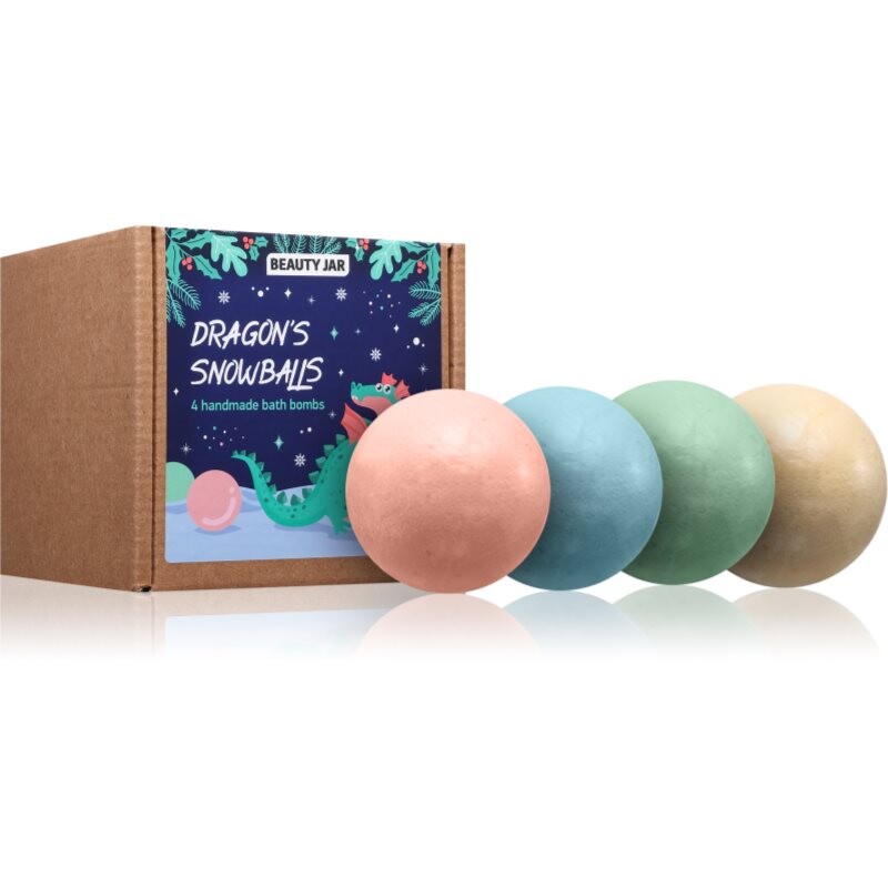 Beauty Jar Dragon's Snowballs gift set for the bath