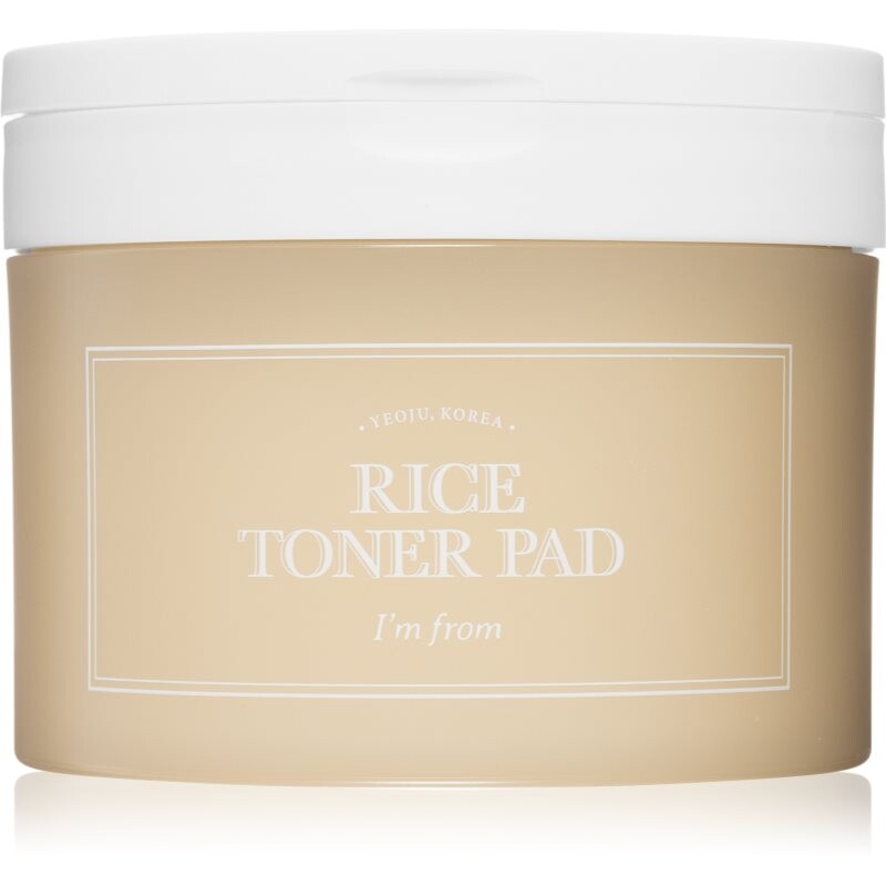 I'm from Rice Toner Pad toner pads to brighten and smooth the skin 60 pc