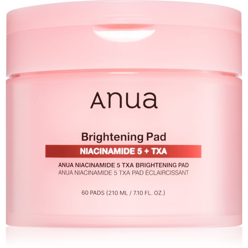 Anua Niacinamide 5% + TXA Brightening Pad toner pads for radiance and hydration 60 pc