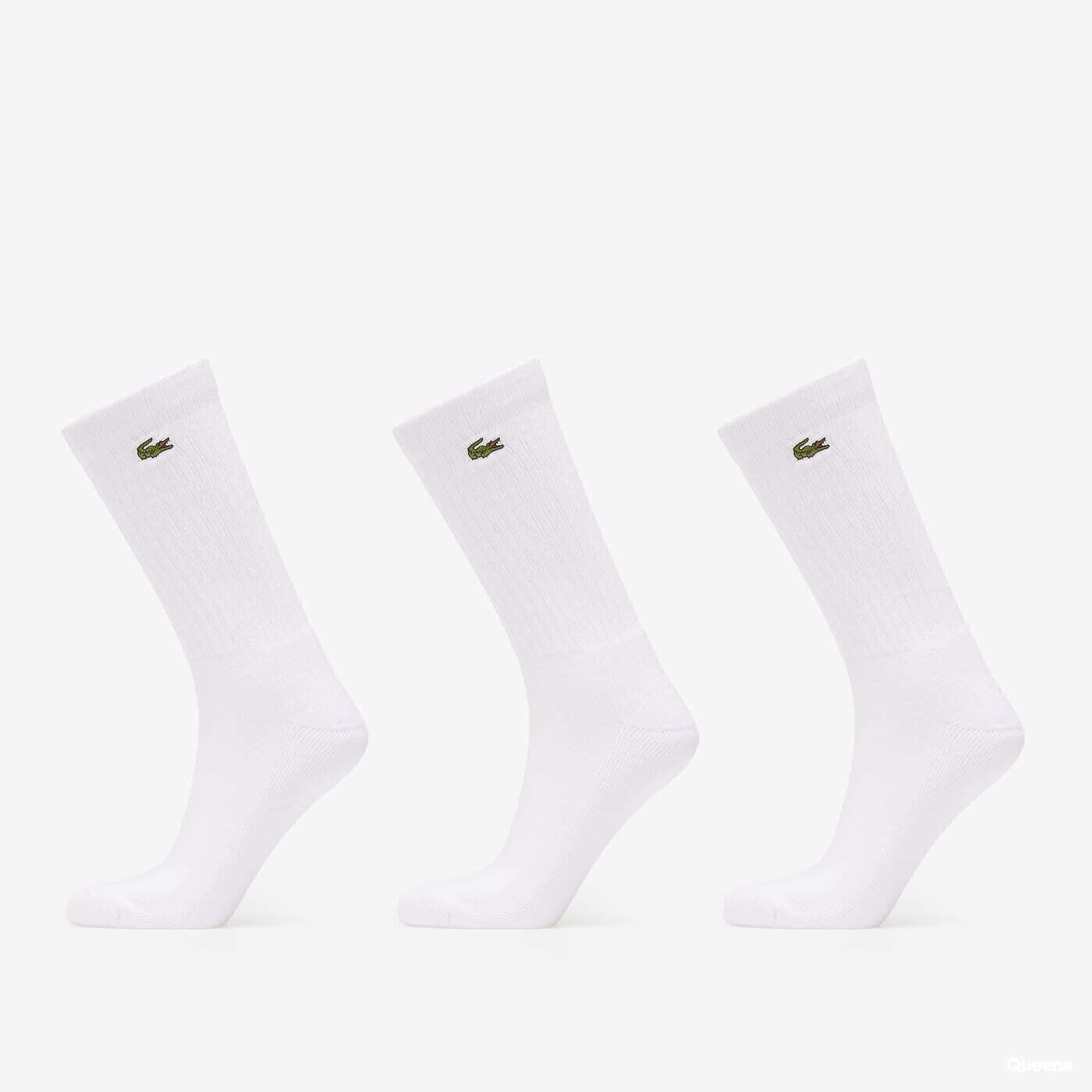 LACOSTE Socks 3-Pack White 39-42