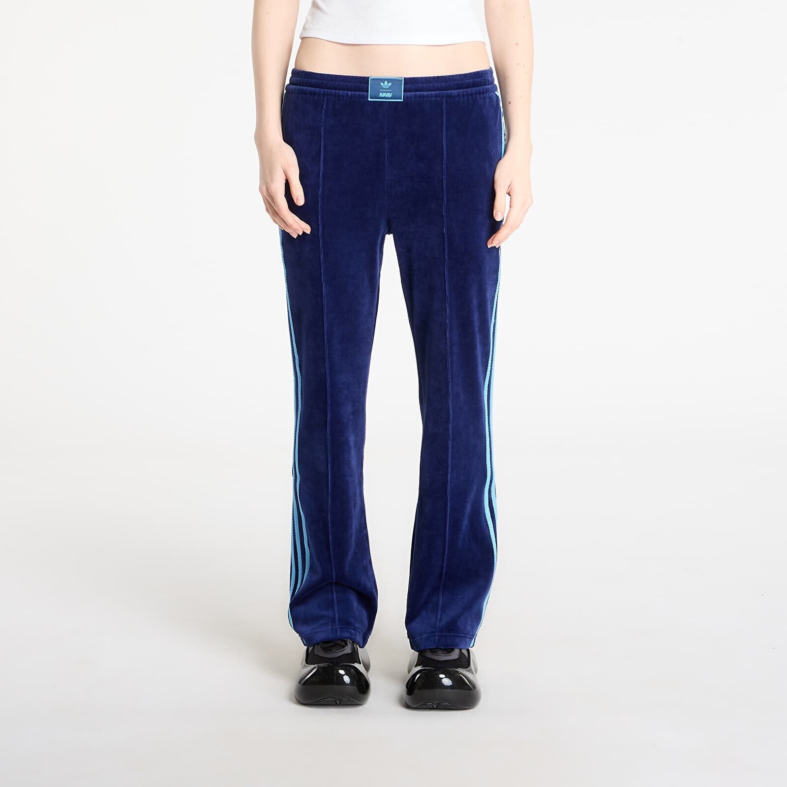 Pants adidas x AVAVAV Track Pants Velvet Dark Blue S