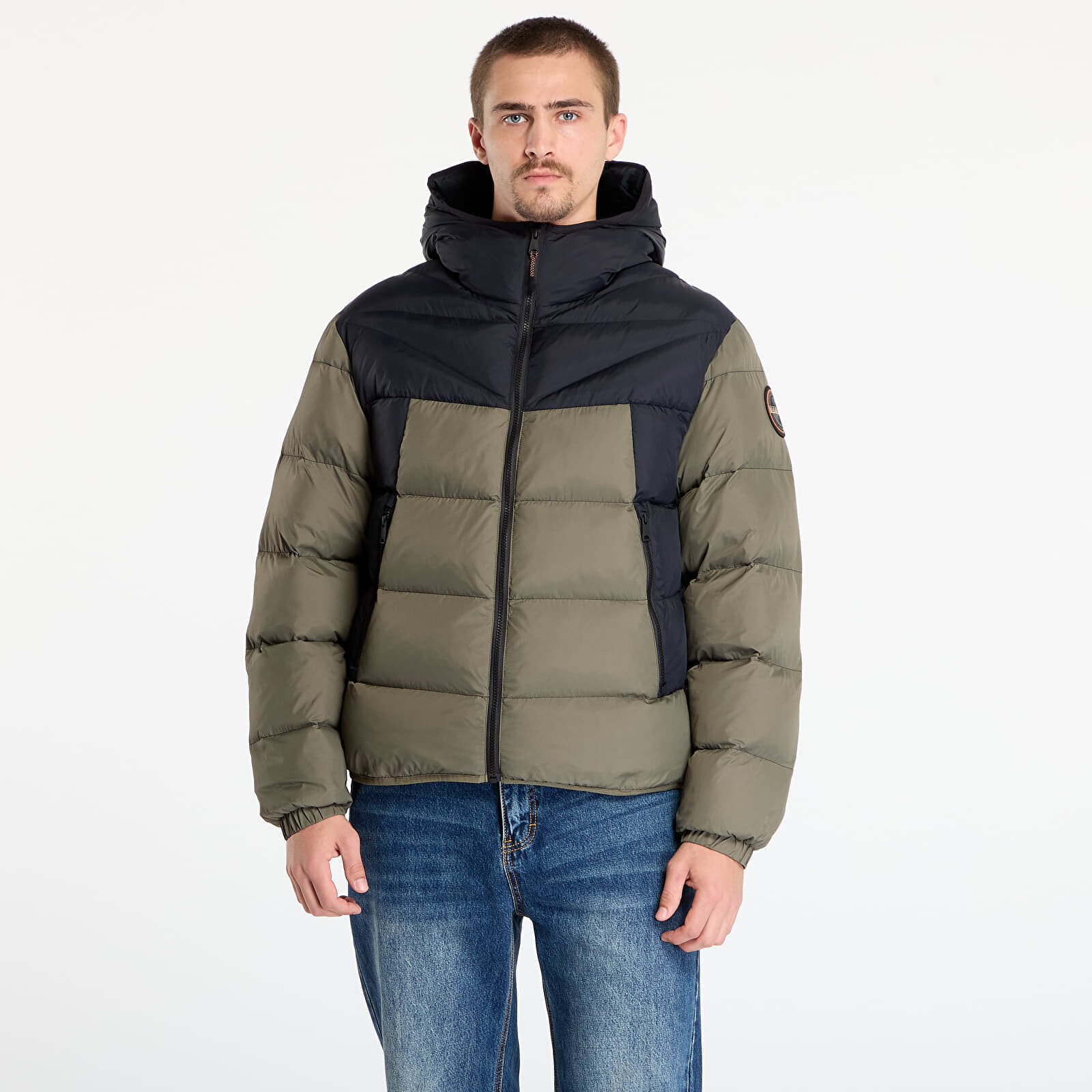Jacket Napapijri A-Molveno Hood Tea Leaf XL