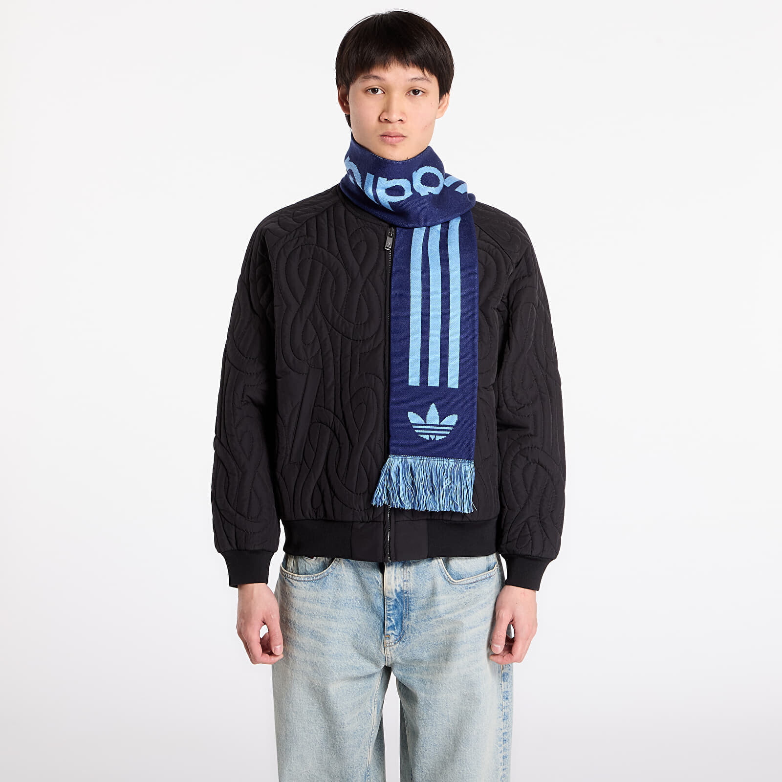 Scarf adidas x AVAVAV Fan Scarf Dark Blue Universal