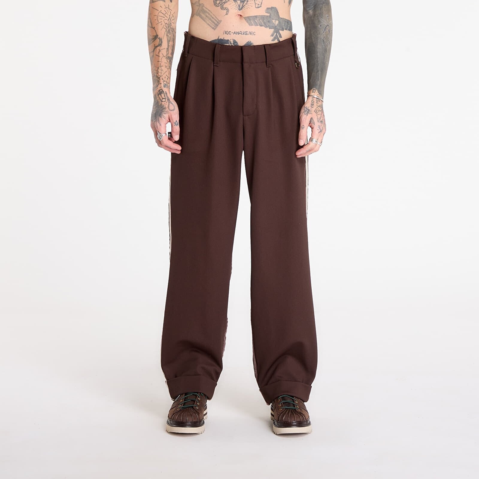 Pants adidas x Clot Cord Slack Pants UNISEX Dark Brown S