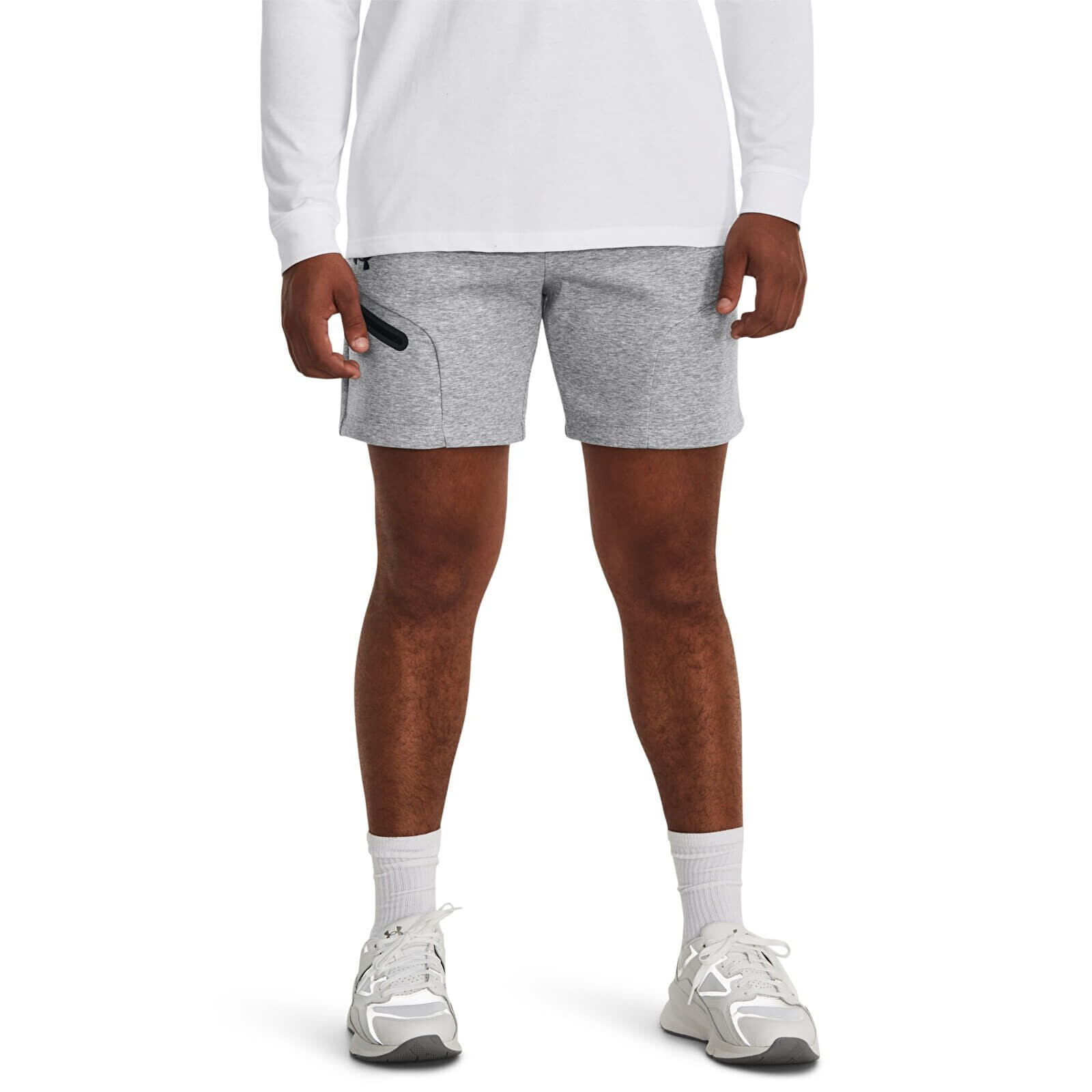 Under Armour Unstoppable Fleece Shorts Gray M