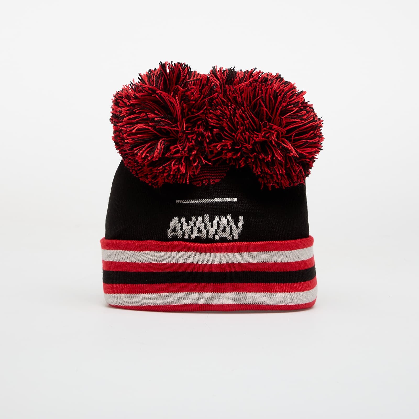 adidas x AVAVAV Pom Pom Beanie Black/ Better Scarlet OSFM