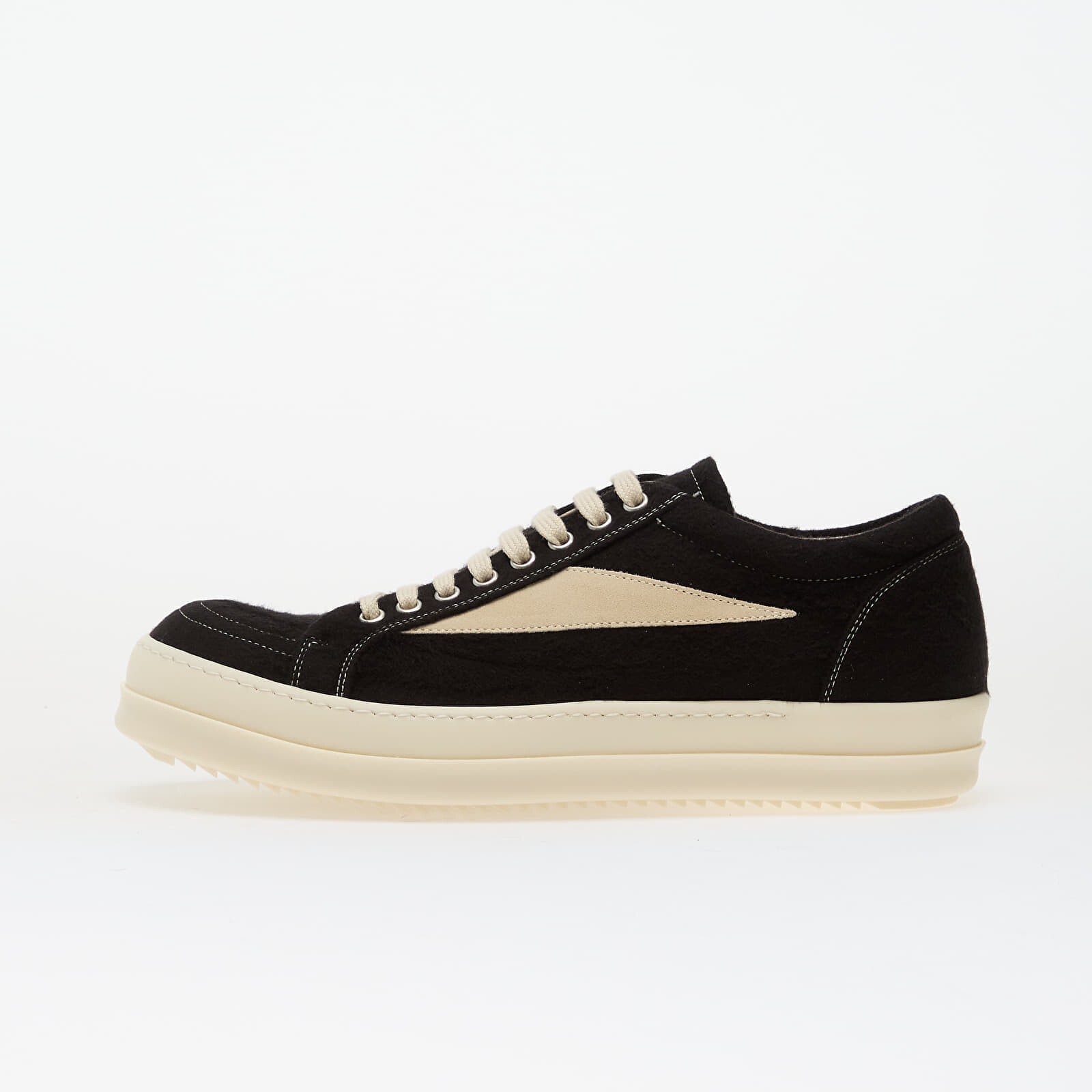 Sneakers Rick Owens Woven Shoes - Vintage Sneaks Black/ Milk/ Milk UK 41