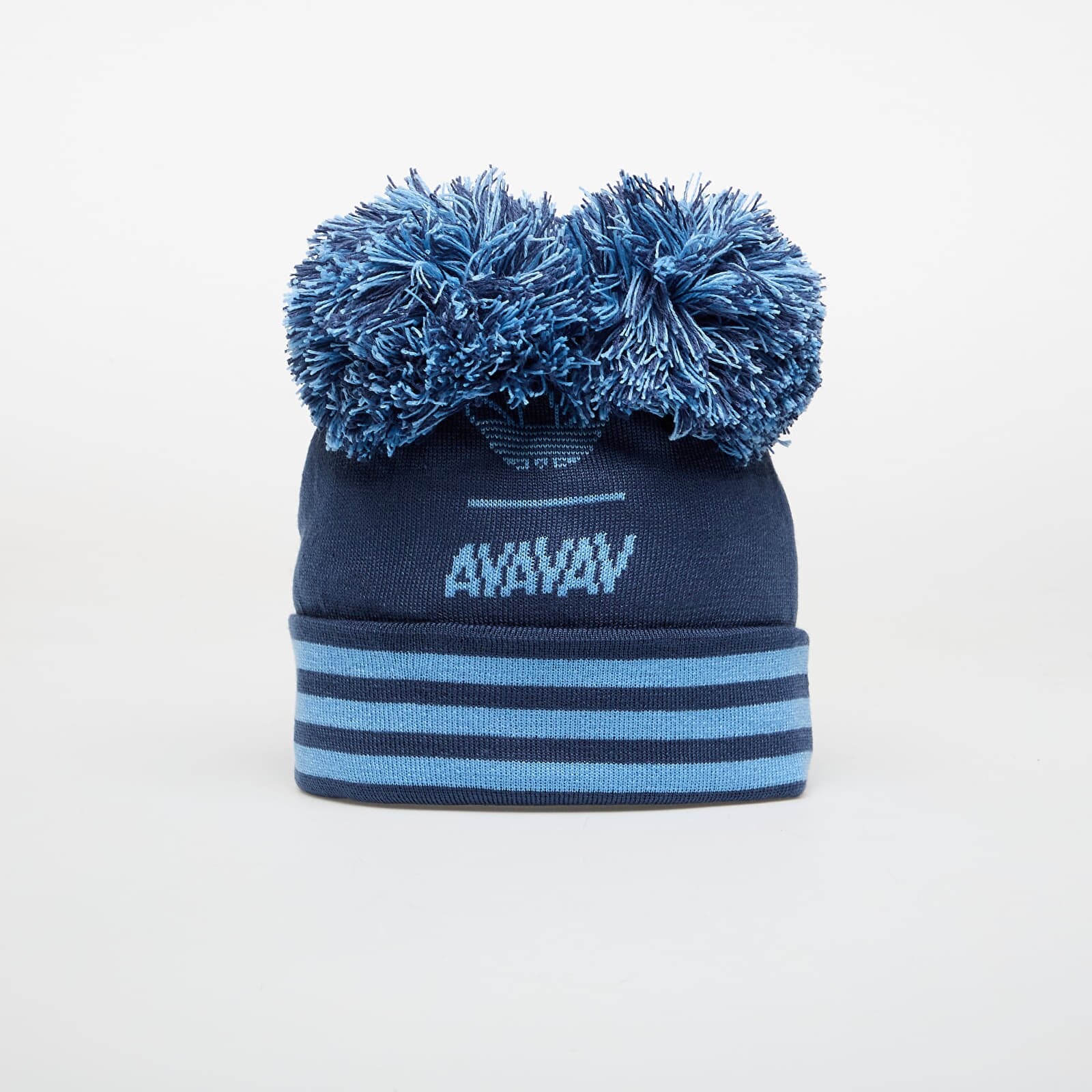 adidas x AVAVAV Pom Pom Beanie Navy Marine/ Light Blue OSFM
