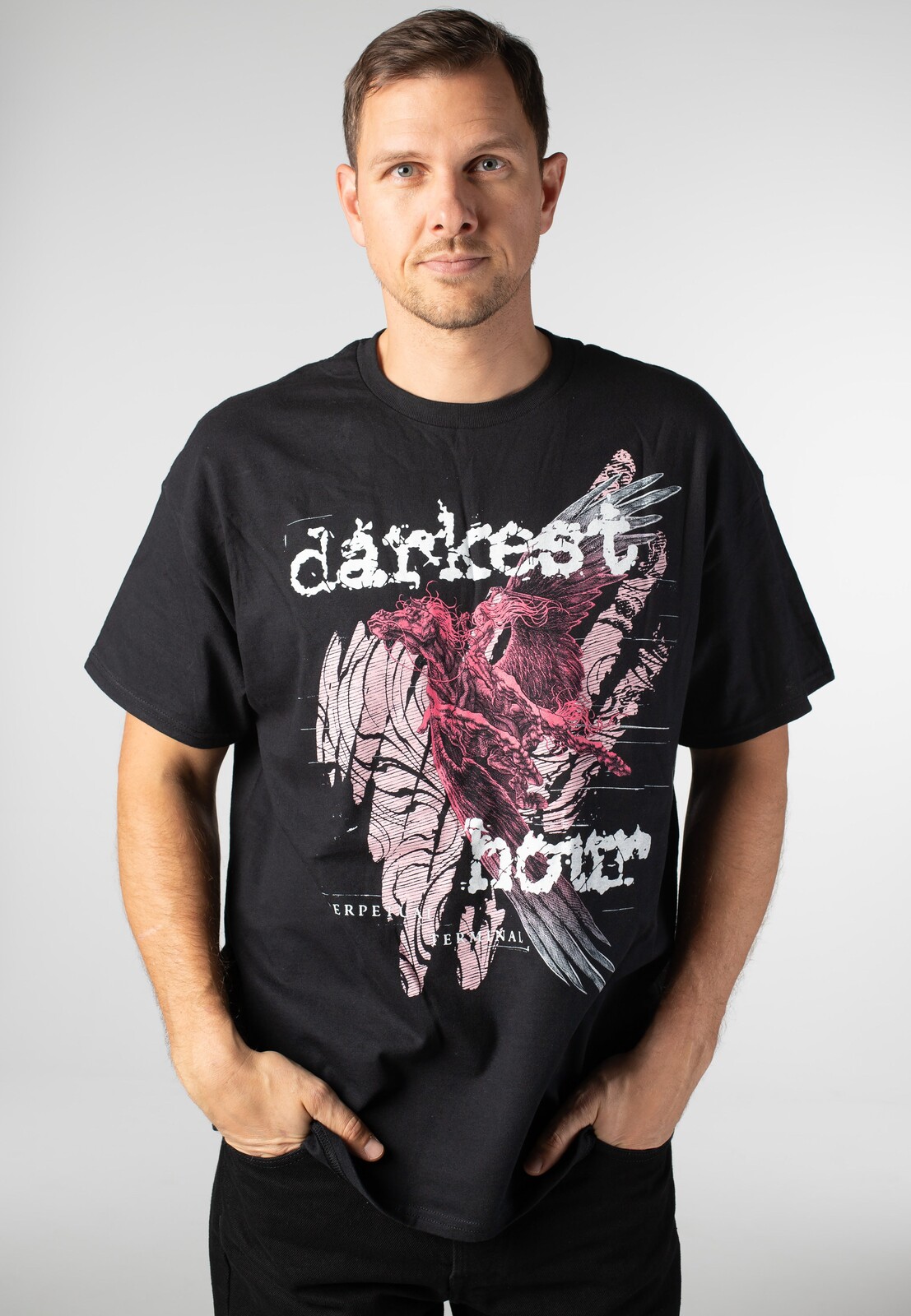 Darkest Hour - Perpetual 2025 Tour - T-Shirt - black - L - 100% Cotton,Jersey