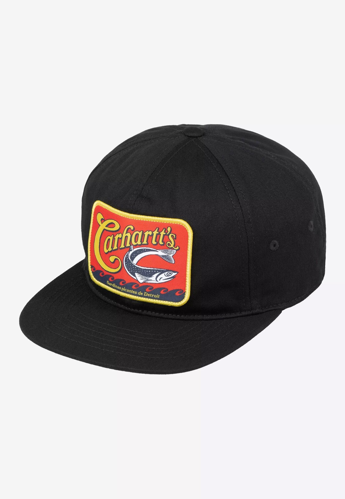 Carhartt WIP - Sardinas Marlin Black - Cap - black - Onesize - 100% Cotton