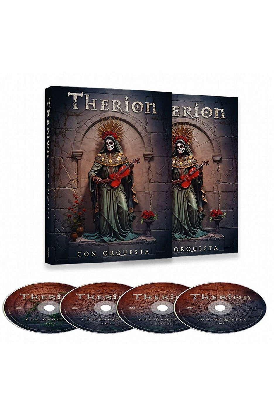 Therion - Con Orquesta - Digipak 2 CD + DVD + Blu Ray